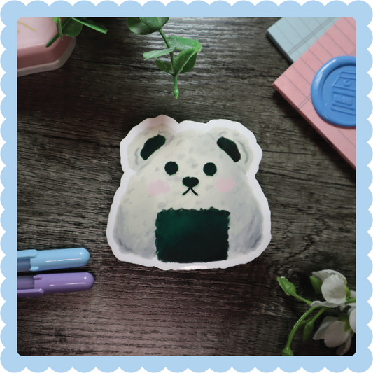 Bear Onigiri Sticker