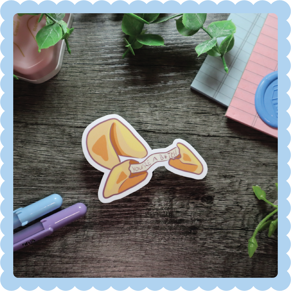 Fortune Cookie Sticker