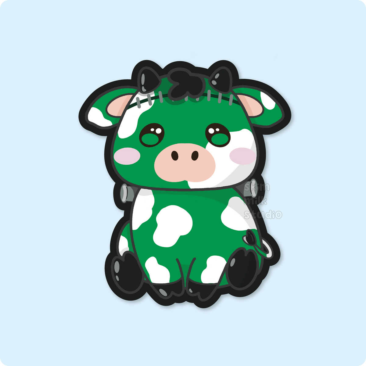 Spooky Cow Stickers