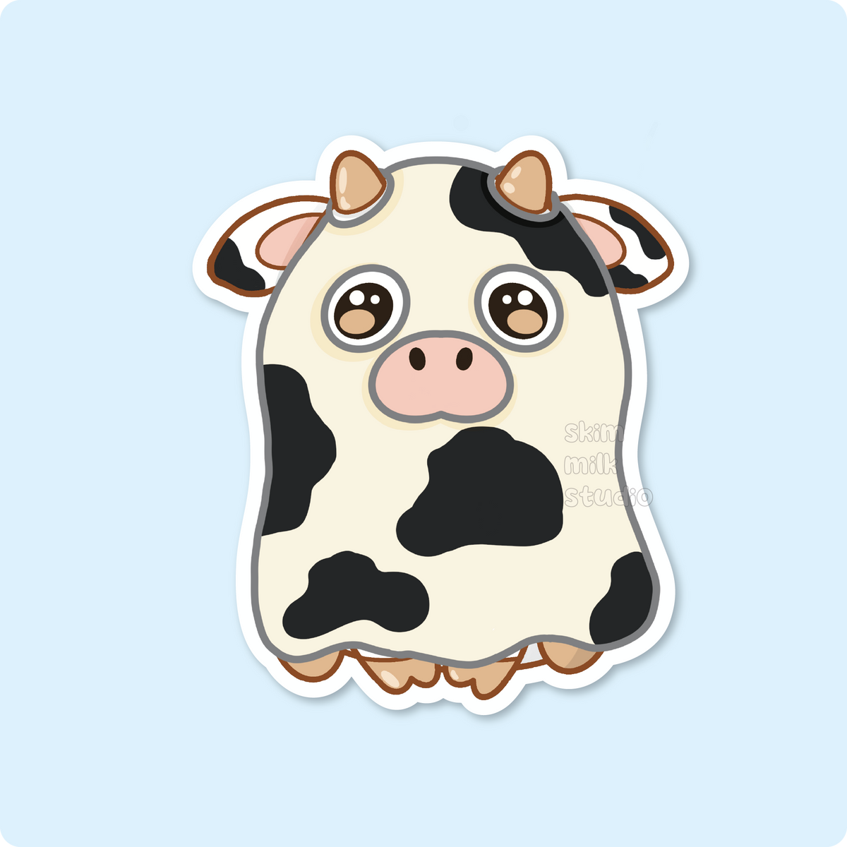 Spooky Cow Stickers