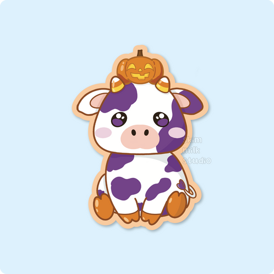 Halloween Cow Sticker