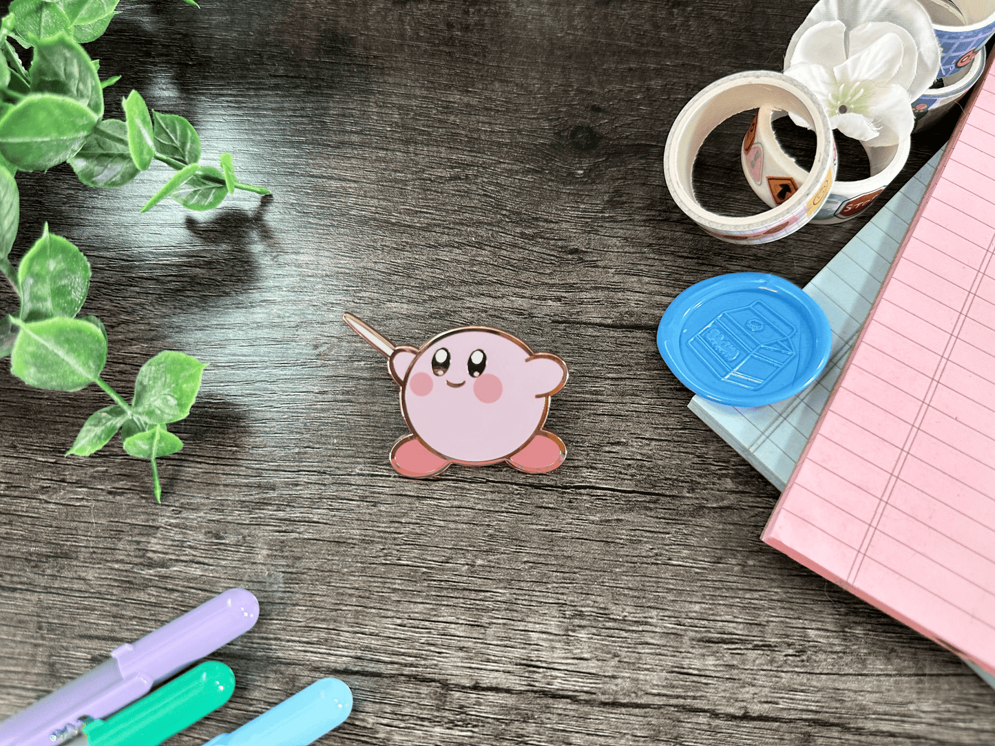 Poyo Pointing Enamel Pin