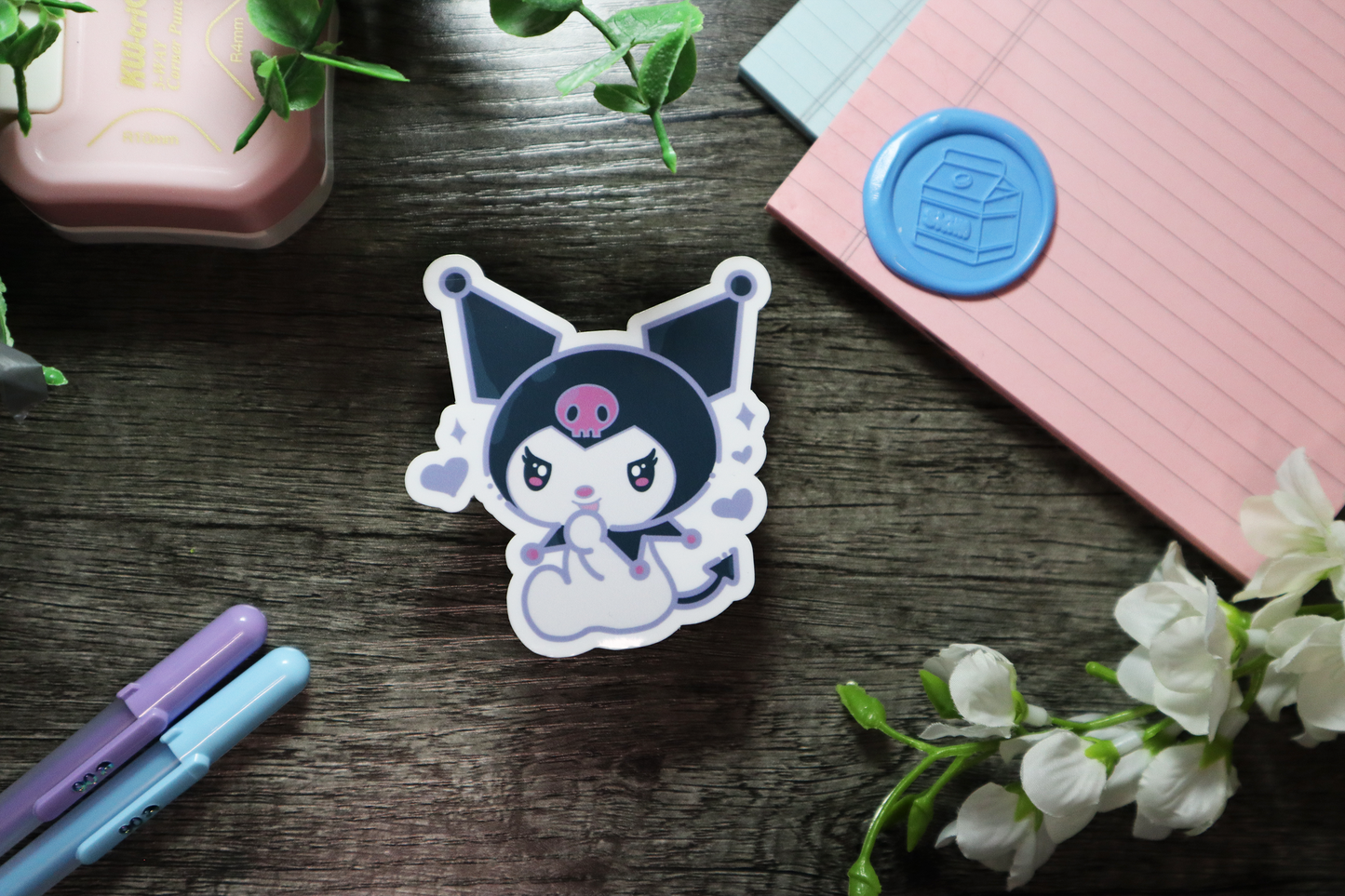 Gothic Bunny Sticker