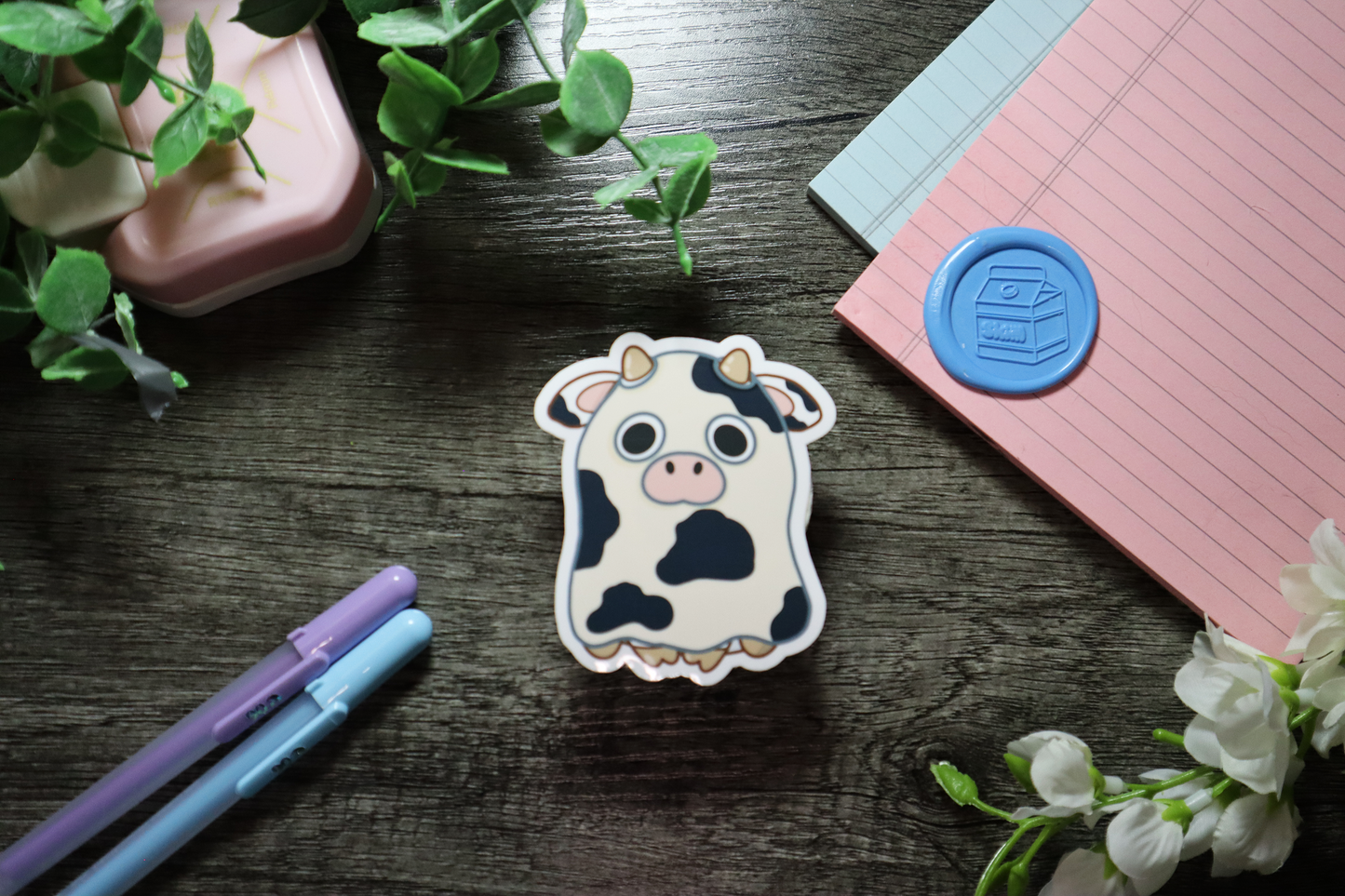 Ghost Cow Sticker