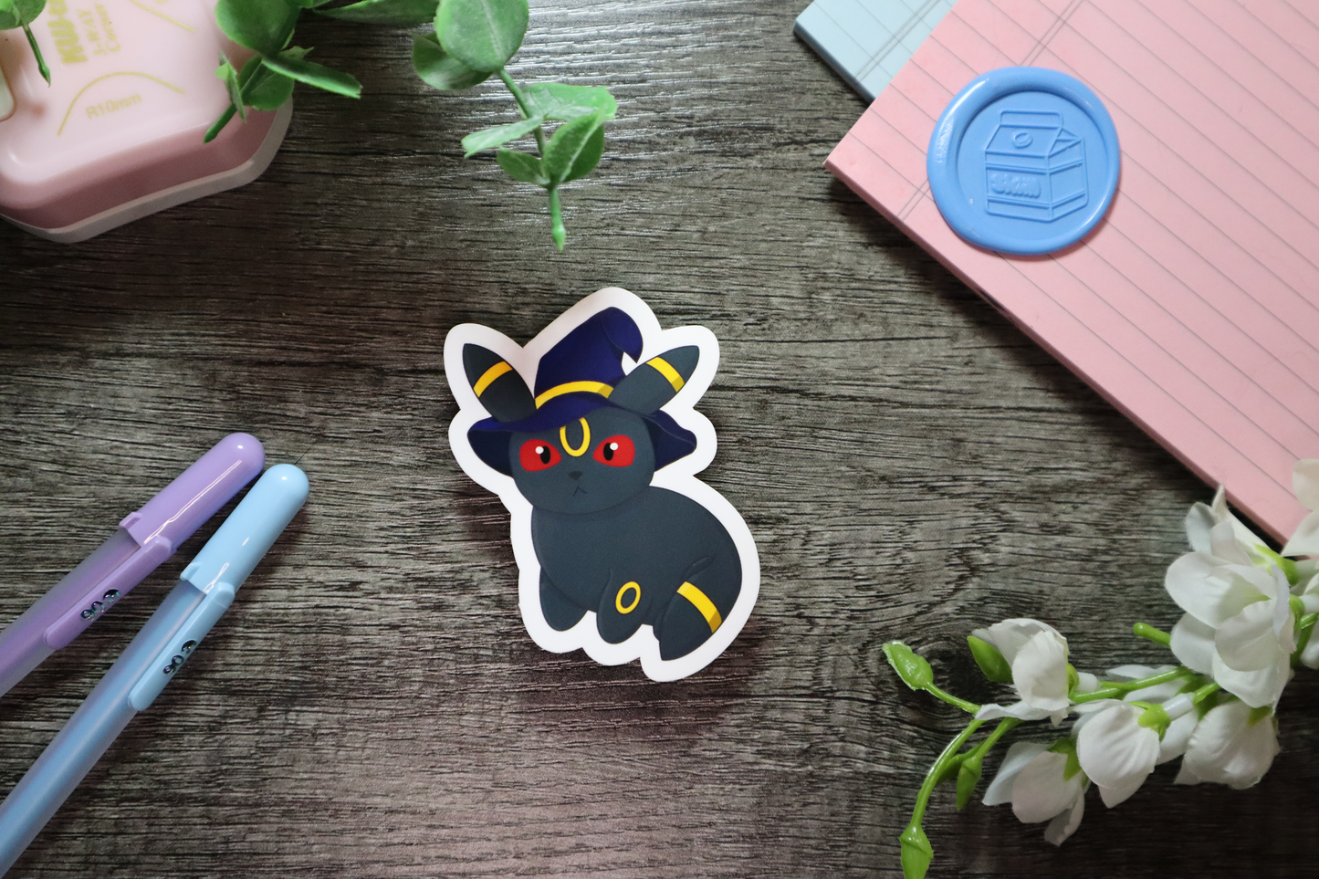 Witchy Dark Bunny Sticker