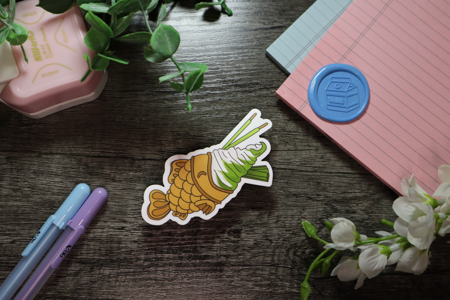 Taiyaki Ice Cream Stickers