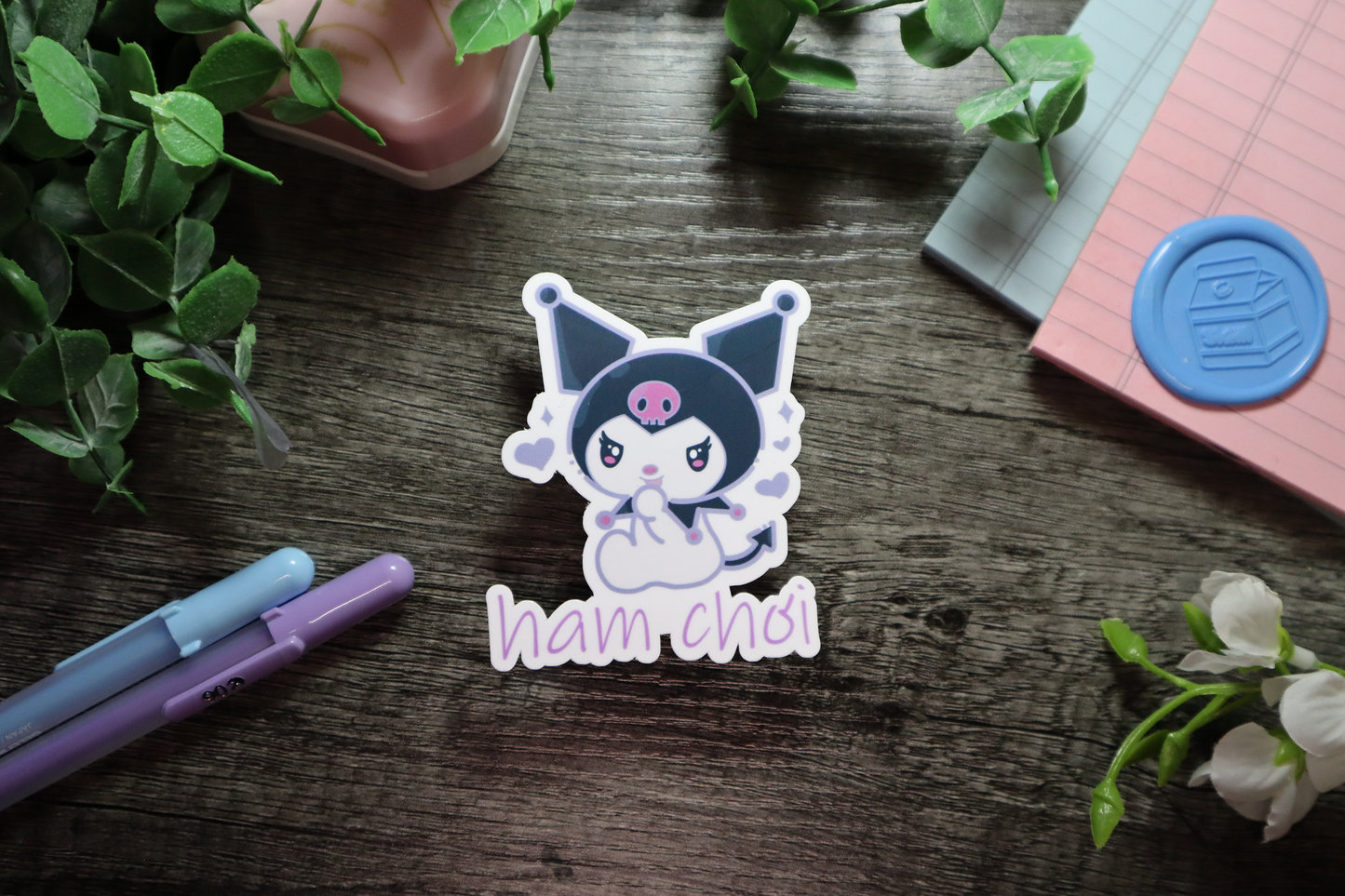 Ham Chơi Gothic Bunny Sticker