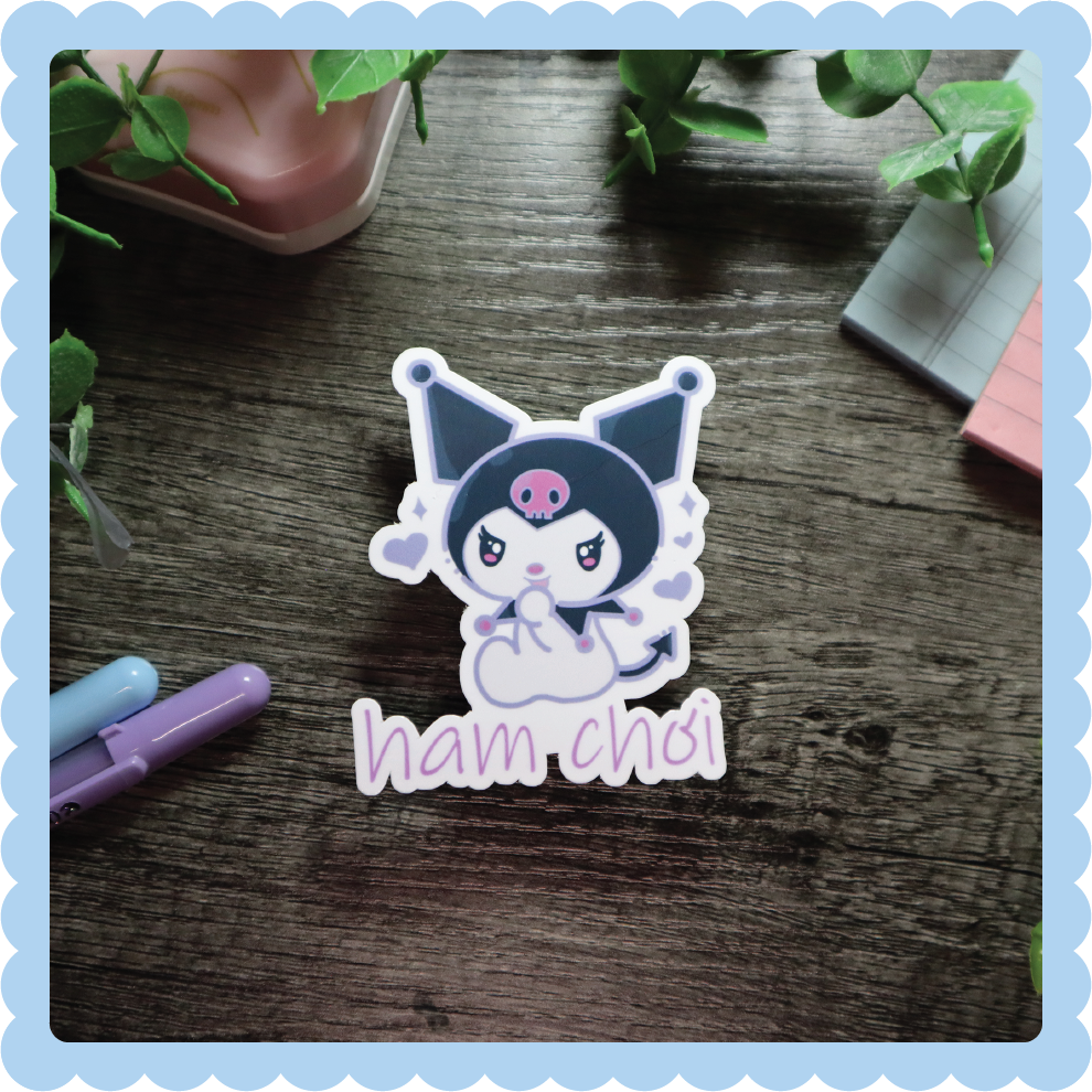 Ham Chơi Gothic Bunny Sticker