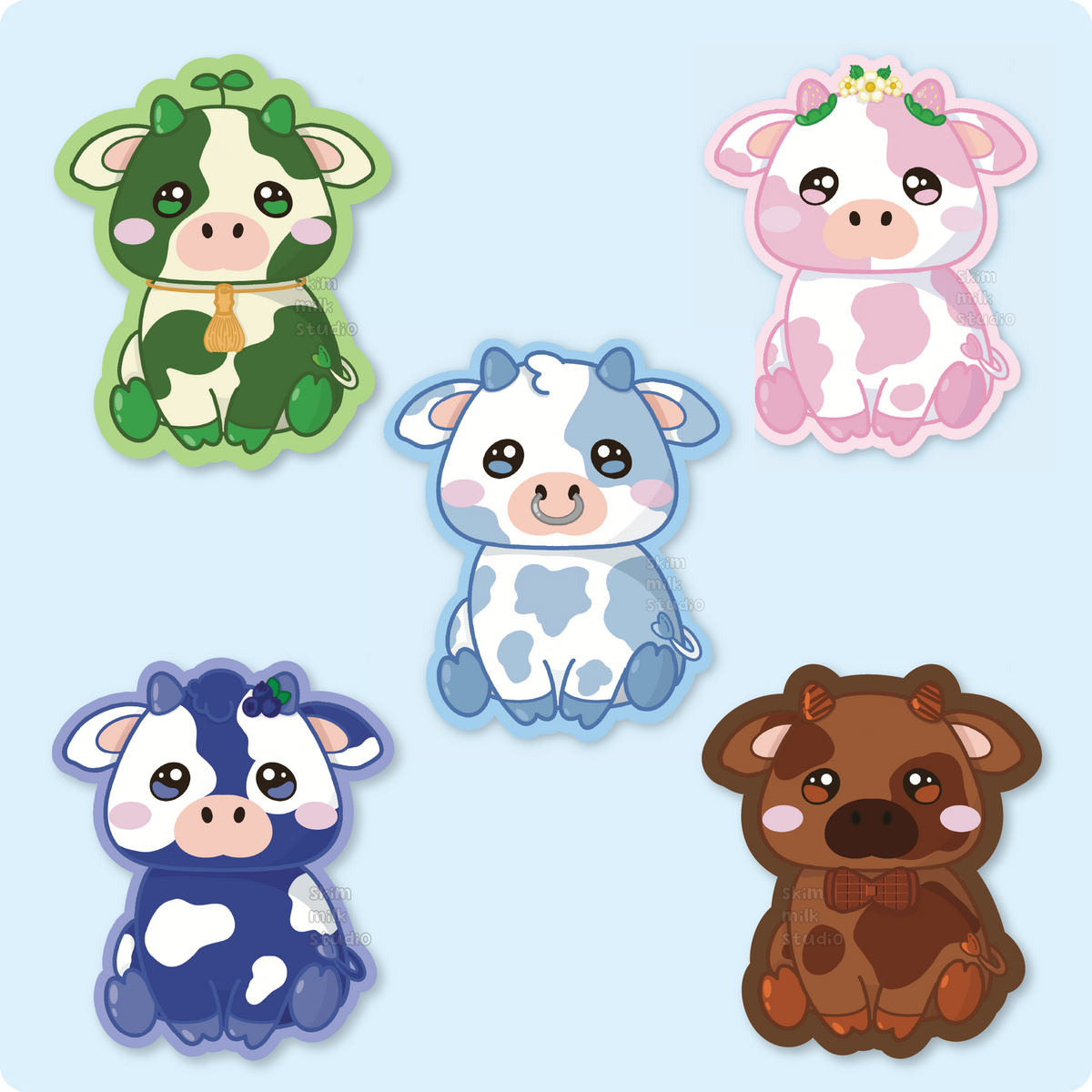 Milk Cow Stickers - Vol. 1