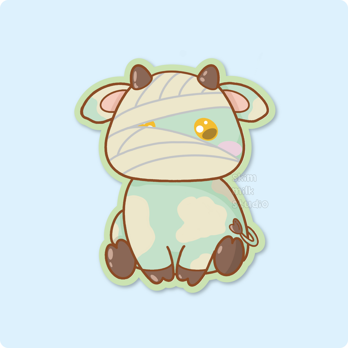 Spooky Cow Stickers