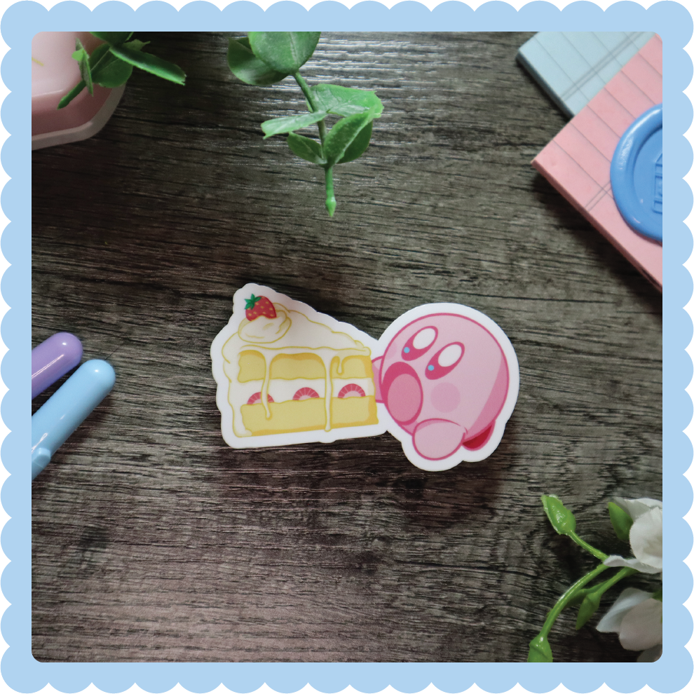 Poyo Eating Cake Sticker