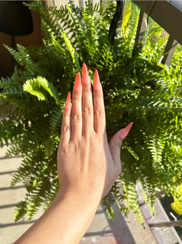 Sweet Demon Anime Ombre Press On Nails