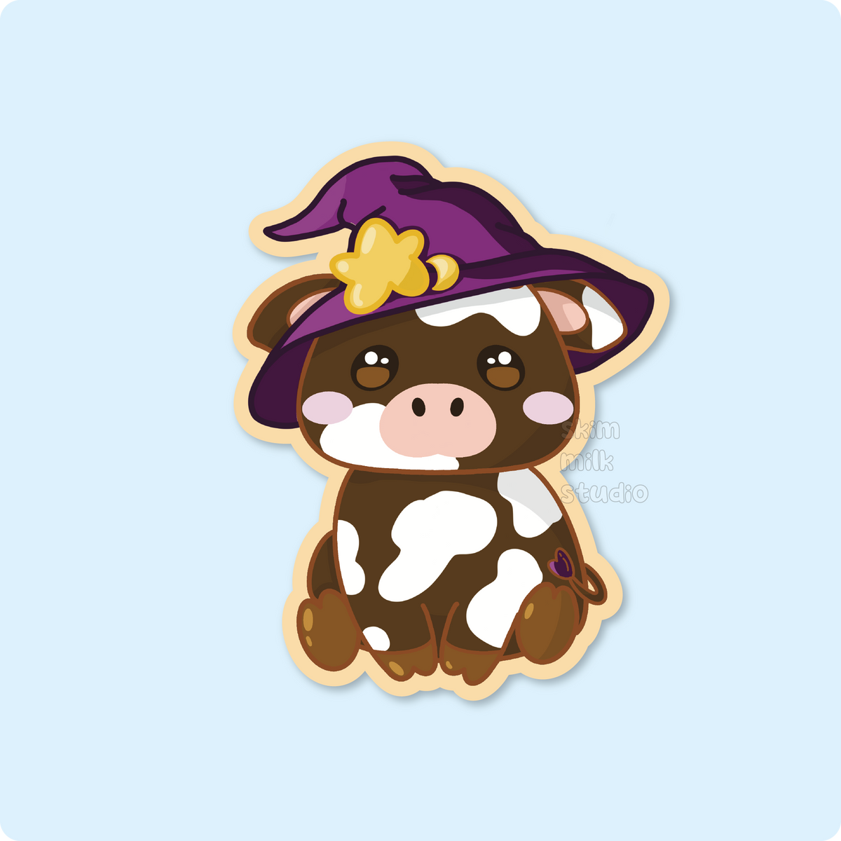 Spooky Cow Stickers