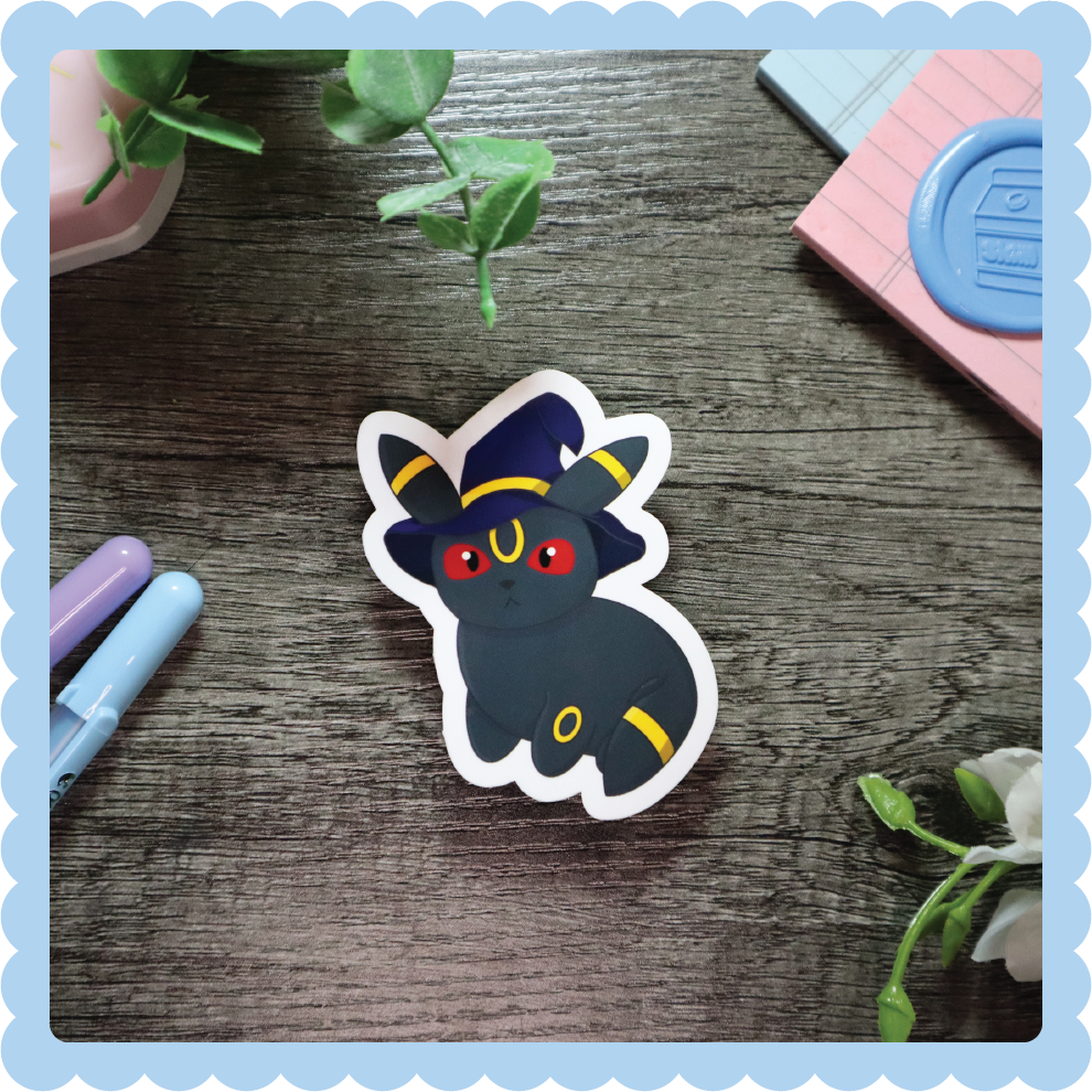 Witchy Dark Bunny Sticker