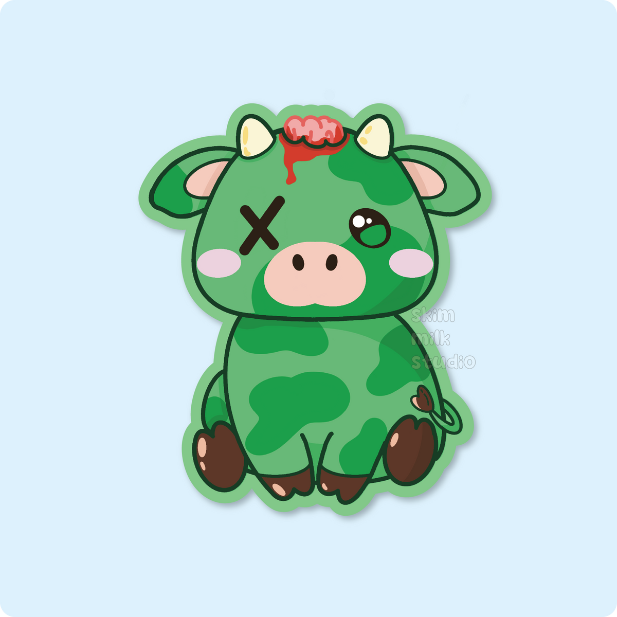 Spooky Cow Stickers